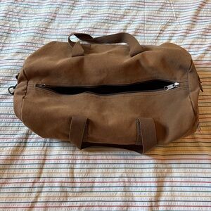 Rothco Heavy-Duty Canvas Shoulder Duffle Bag, Brown